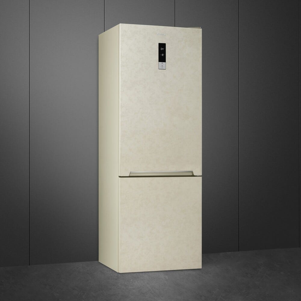 Smeg FC48MDNE Universale Frigorifero con congelatore a libera installazione cm. 70 h. 192 - lt. 481 - effetto marmo