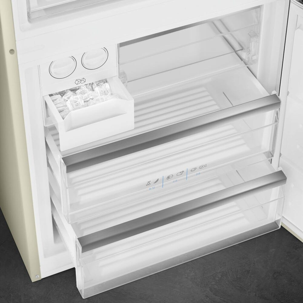 Smeg FC48MDNE Universale Frigorifero con congelatore a libera installazione cm. 70 h. 192 - lt. 481 - effetto marmo