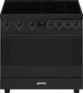 Smeg C9IMN2 Classica Cucina da accosto cm. 90x60 - 5 zone induzione + 1 forno elettrico - nero