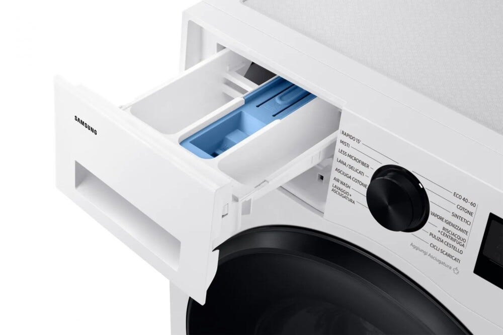 Samsung WD11DG5B15BEET Lavasciuga cm. 60 - lavaggio 11 kg - asciugatura 6 kg - bianco