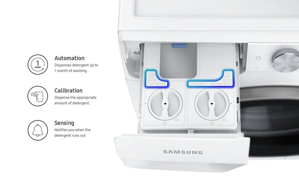 Samsung WW90T634DLECS3 Lavatrice cm. 60 - capacità 9 kg - bianco