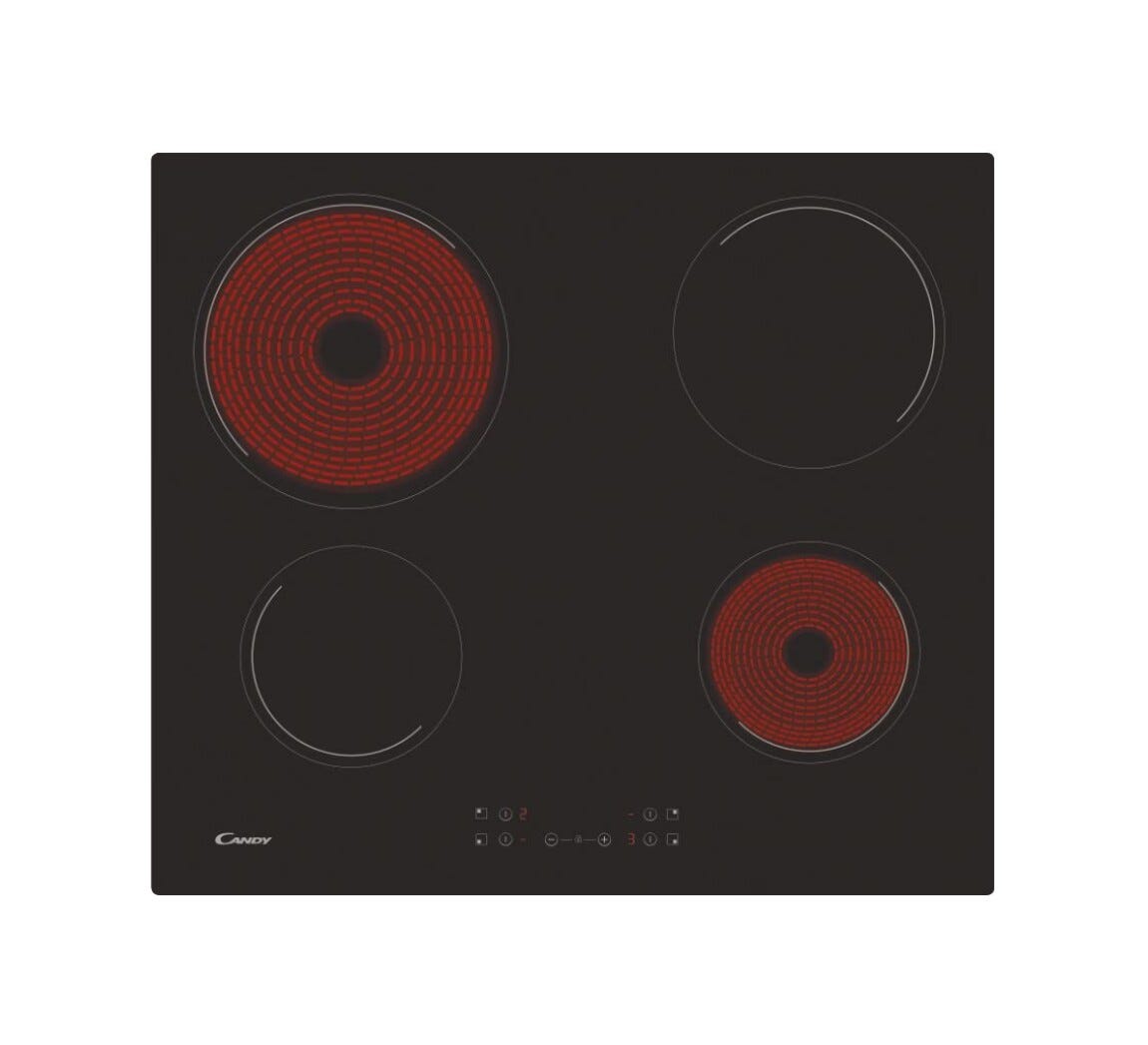 Candy CH64CCB/4U2 Idea Piano cottura a induzione cm. 59 - vetroceramica nero