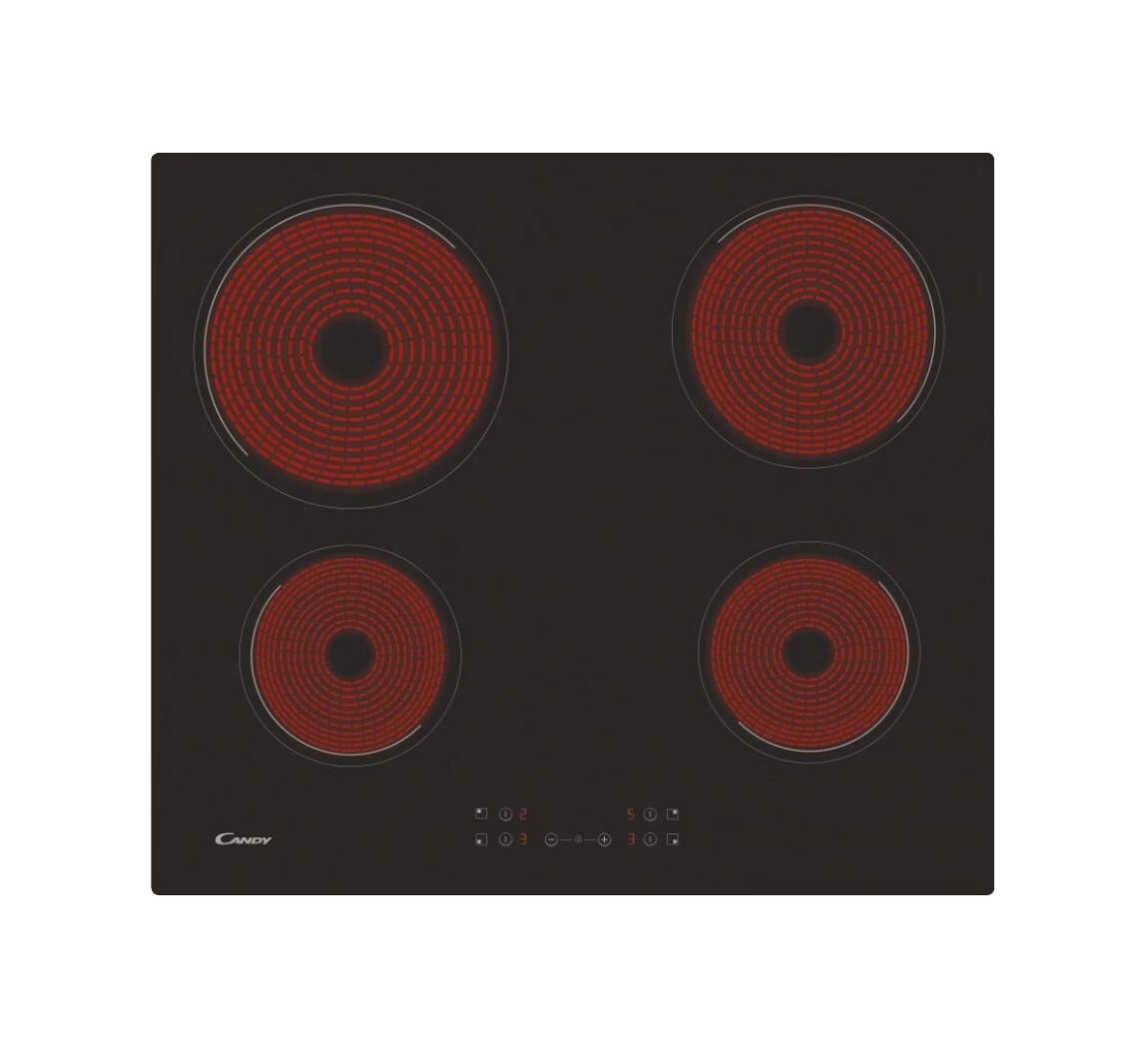 Candy CH64CCB/4U2 Idea Piano cottura a induzione cm. 59 - vetroceramica nero