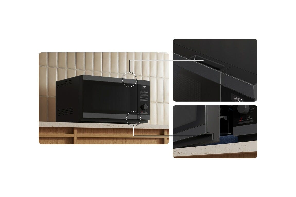 Samsung MG23DG4524AGE2 Forno microonde con grill cm. 49 - acciao grafite