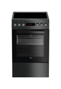 Beko FSE57310GAS Cucina da accosto cm. 50 - 4 zone elettriche + 1 forno elettrico - antracite