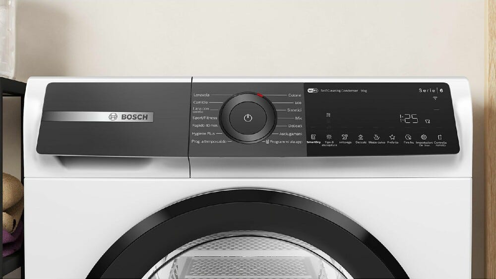 Bosch WQH245B0IT 6 Asciugatrice cm. 60 - capacità - 9 kg - bianco
