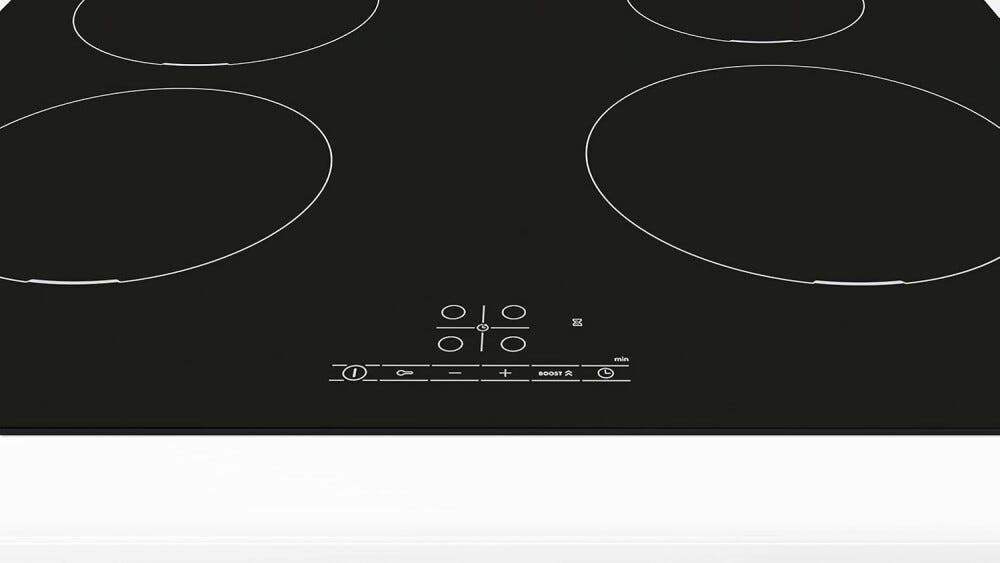 Bosch PUE611BB5J 4 Piano cottura a induzione cm 59 - vetroceramica nero