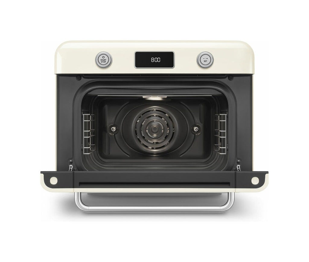 Smeg Selection COF01CREU 50'S Style Forno combinato a vapore da appoggio cm. 50 - panna lucido