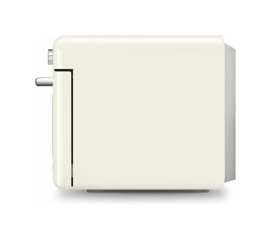Smeg Selection COF01CREU 50'S Style Forno combinato a vapore da appoggio cm. 50 - panna lucido