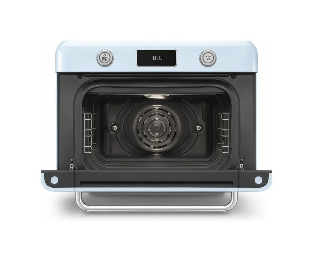 Smeg Selection COF01PBEU 50'S Style Forno combinato a vapore da appoggio cm. 50 - azzurro lucido