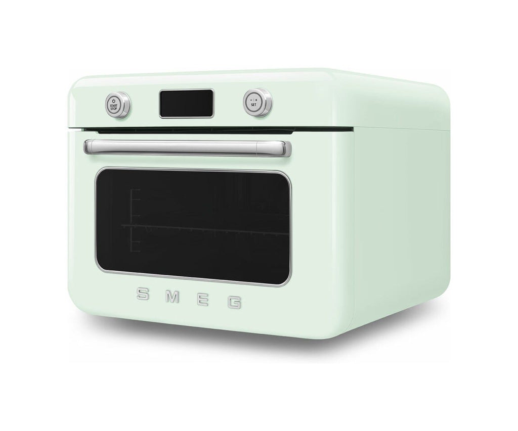 Smeg Selection COF01PGEU 50'S Style Forno combinato a vapore da appoggio cm. 50 - verde pastello lucido