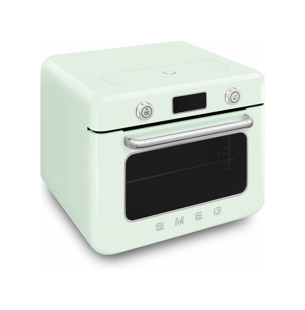 Smeg Selection COF01PGEU 50'S Style Forno combinato a vapore da appoggio cm. 50 - verde pastello lucido