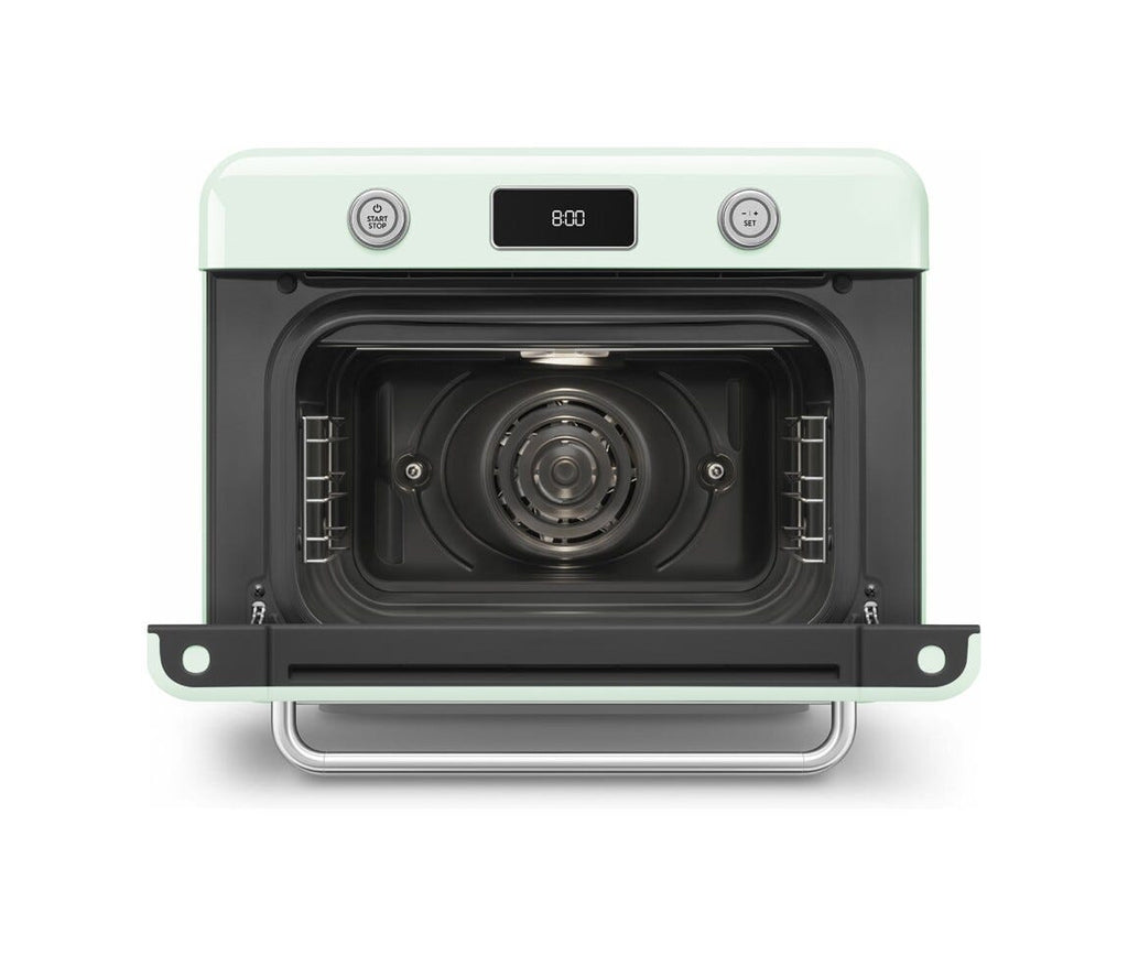 Smeg Selection COF01PGEU 50'S Style Forno combinato a vapore da appoggio cm. 50 - verde pastello lucido