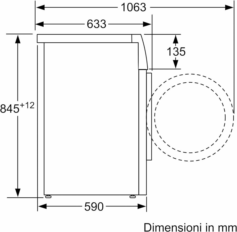 Bosch WAN28208II 4 Lavatrice cm. 60 - capacità 8 kg - bianco