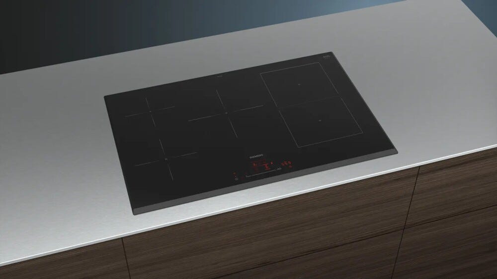 Siemens ED851HWB1E iq500 Piano cottura a induzione cm 80 - vetroceramica nero