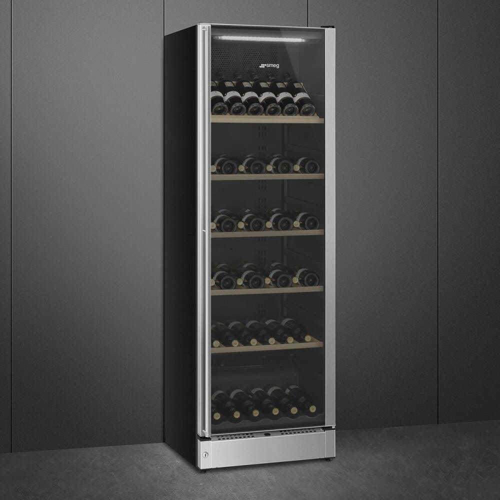 Smeg SCV115G Classica Cantina vini cm. 60 - 197 bottiglie - inox