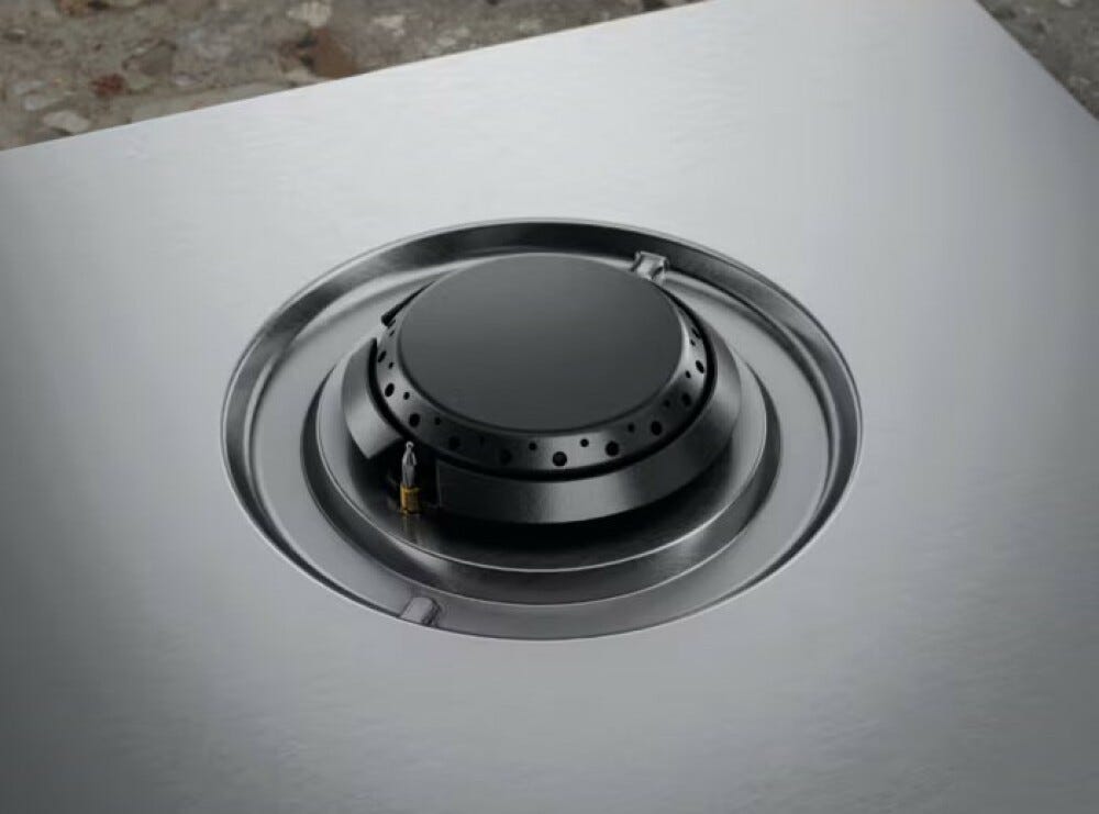 Electrolux KGU643723Z Serie 700 Ultraflat line Piano cottura a gas cm. 60 - inox