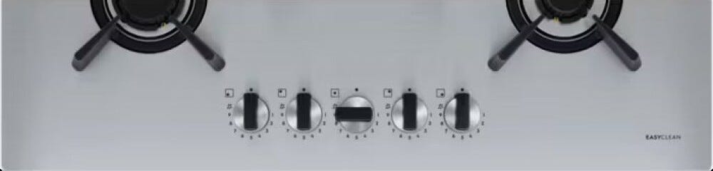 Electrolux KGU753723Z Serie 700 Ultraflat line Piano cottura a gas cm. 75 - inox
