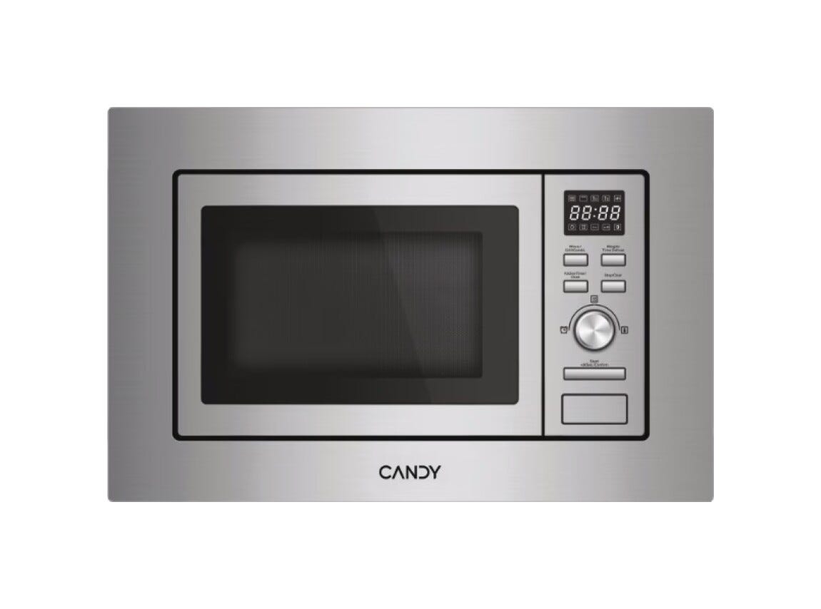 Candy CA20FMW7NG Wave 600 Forno microonde da incasso cm. 60 h. 38 - inox