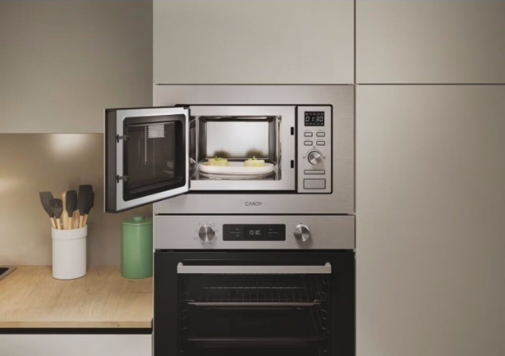 Candy CA20FMW7NG Wave 600 Forno microonde da incasso cm. 60 h. 38 - inox