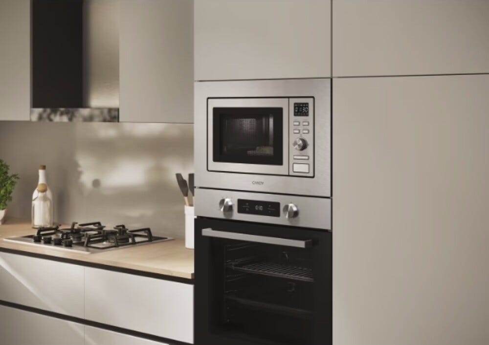 Candy CA20FMW7NG Wave 600 Forno microonde da incasso cm. 60 h. 38 - inox
