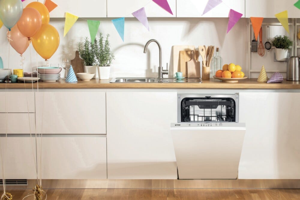Gorenje GV520E10S Lavastoviglie integrata totale cm. 45 - 11 coperti