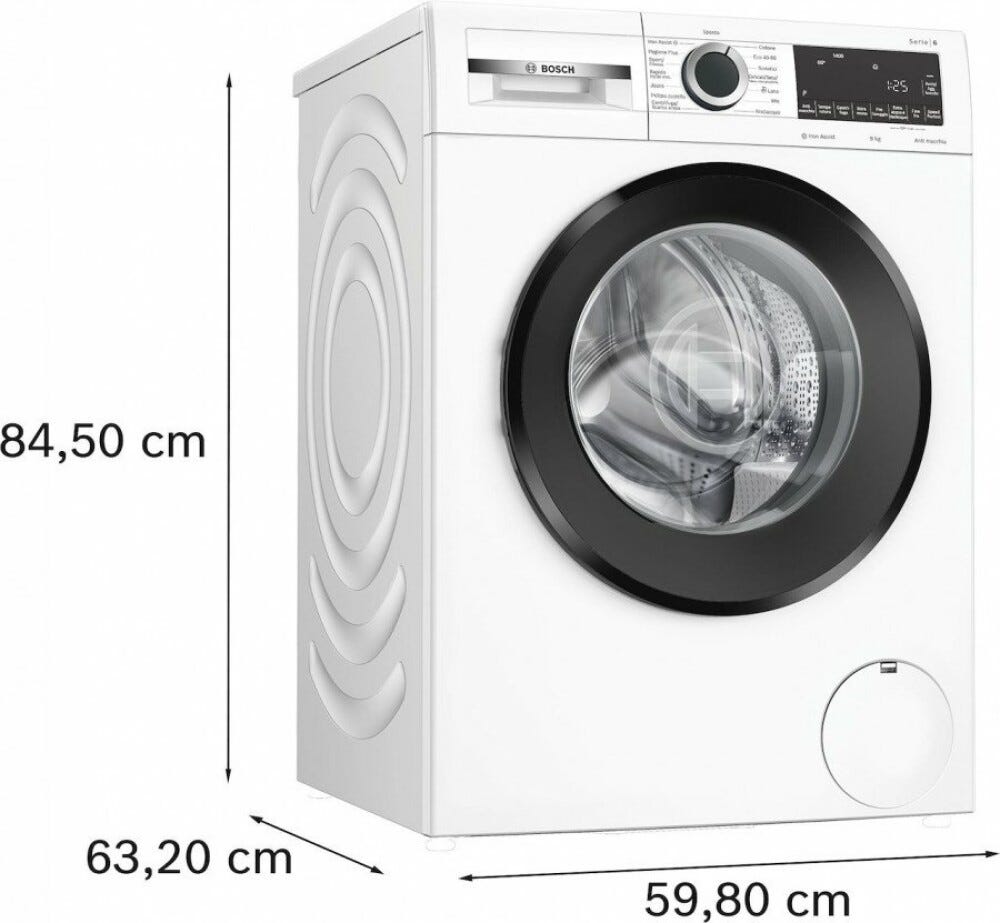 Bosch WGG244Z0IT 6 Lavatrice cm. 60 - capacità 9 kg - bianco