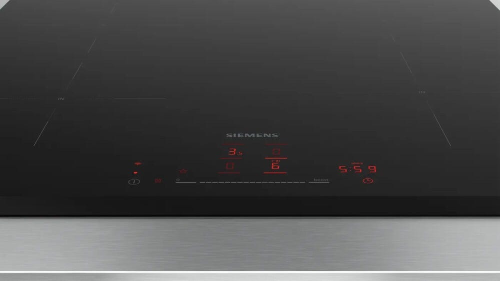 Siemens EH631HEB1E iq100 Piano cottura a induzione cm 60 - vetroceramica nero