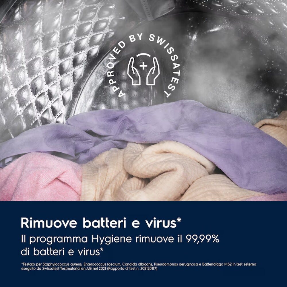 Electrolux EW6F110G serie 600 SensiCare Lavatrice cm. 60 - capacità 10 kg - bianco