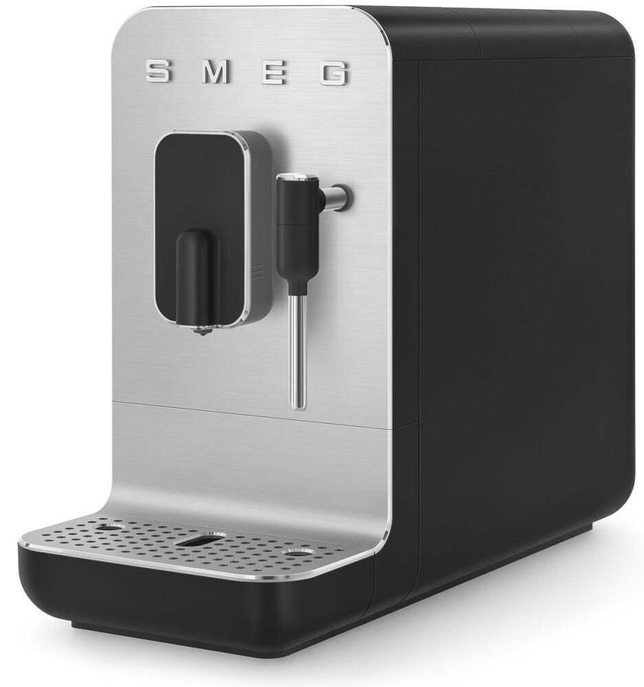 Smeg Selection BCC12BLMEU Macchina da caffè automatica con lancia vapore - nero opaco