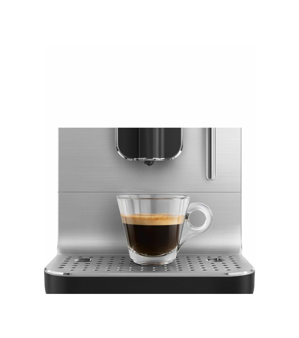 Smeg Selection BCC12BLMEU Macchina da caffè automatica con lancia vapore - nero opaco