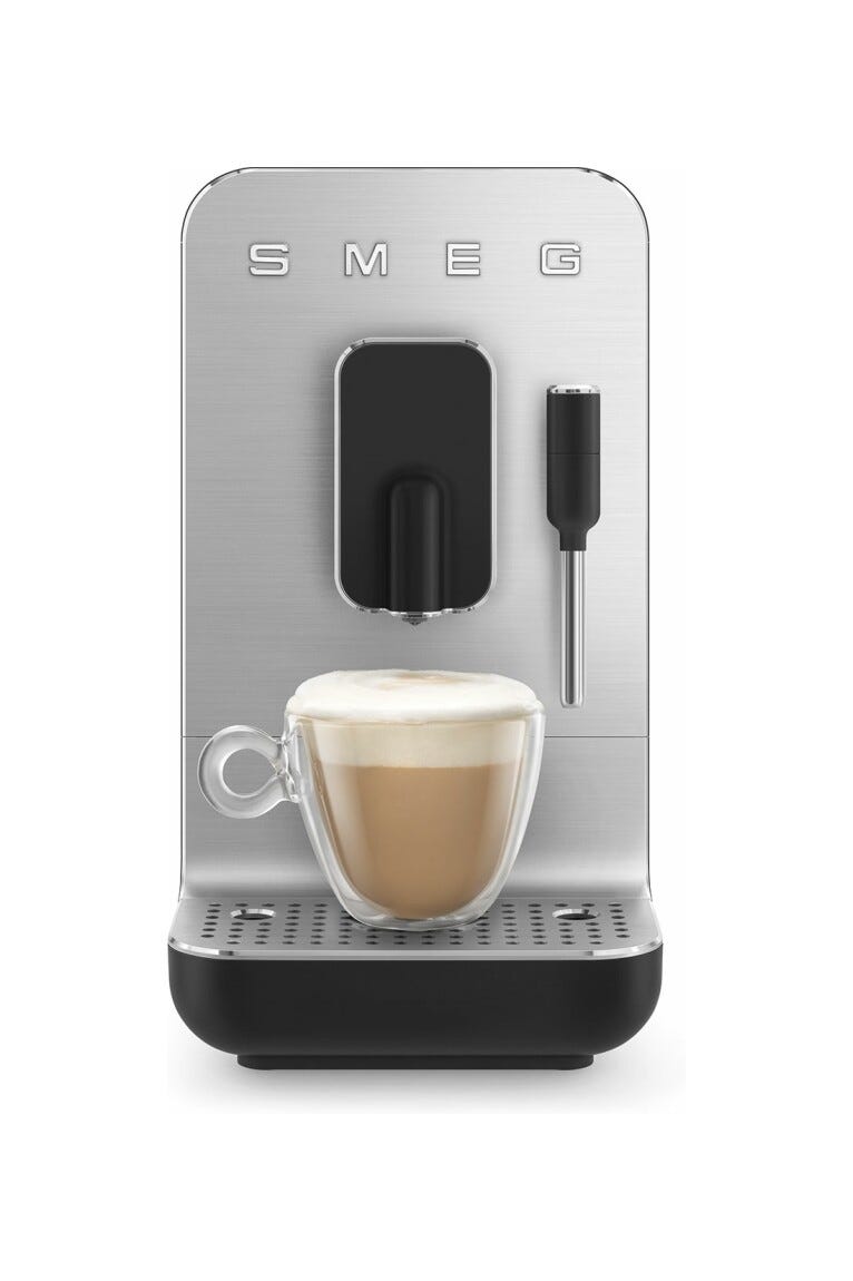 Smeg Selection BCC12BLMEU Macchina da caffè automatica con lancia vapore - nero opaco
