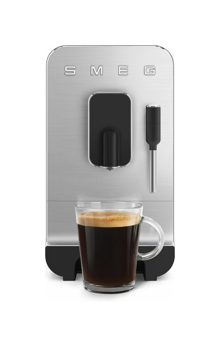 Smeg Selection BCC12BLMEU Macchina da caffè automatica con lancia vapore - nero opaco
