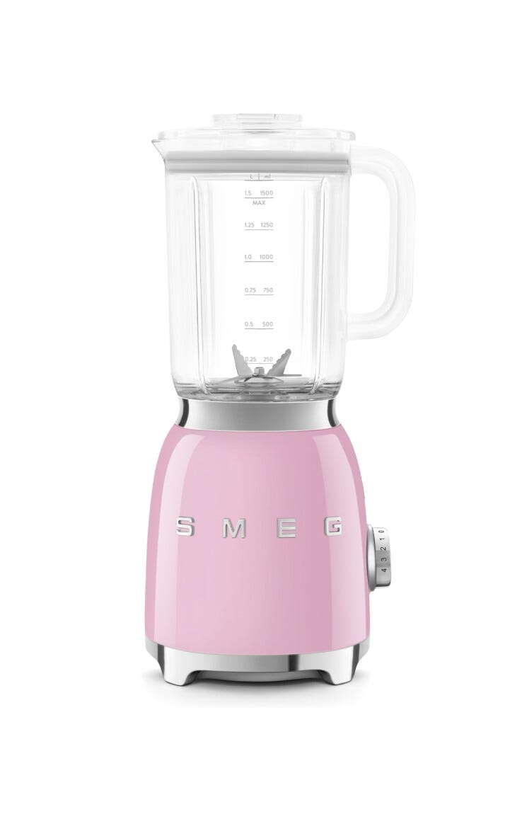 Smeg Selection BLF03PKEU 50'S Style Frullatore da tavolo - rosa lucido