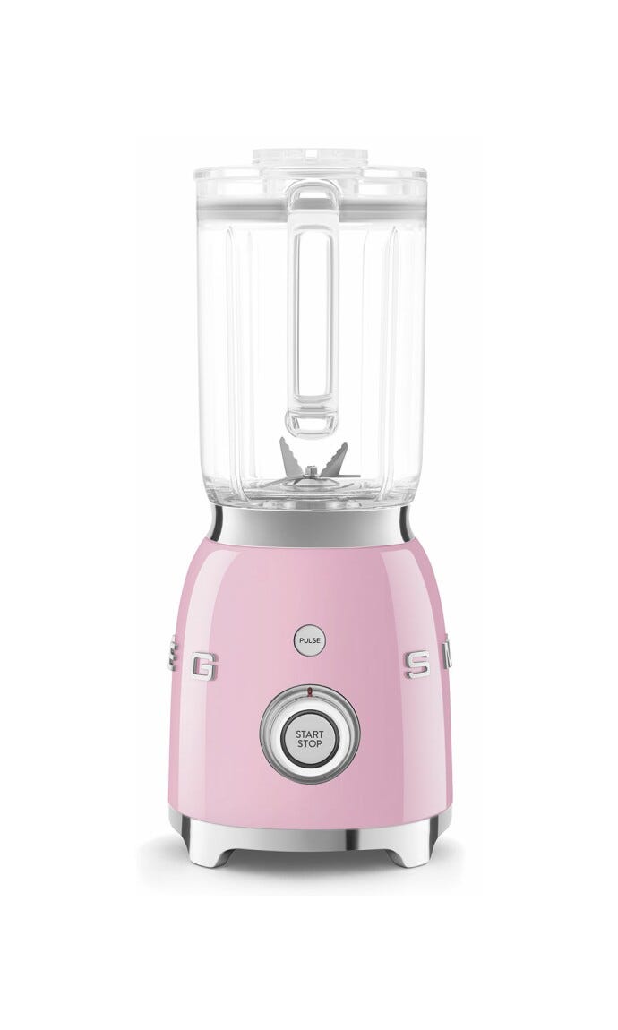 Smeg Selection BLF03PKEU 50'S Style Frullatore da tavolo - rosa lucido