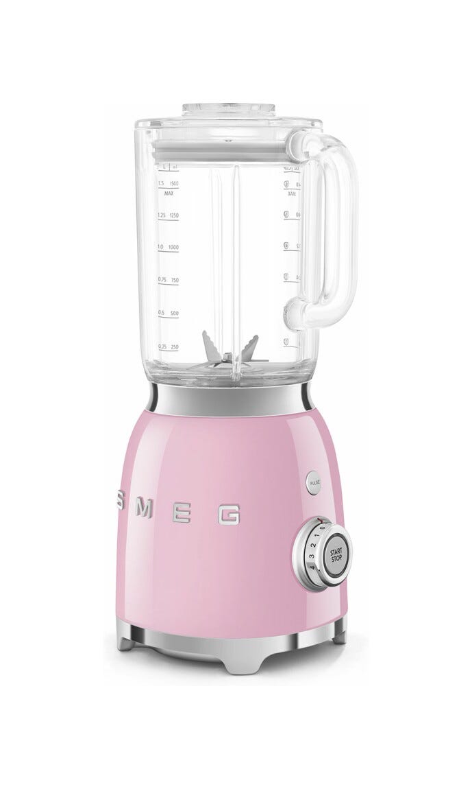 Smeg Selection BLF03PKEU 50'S Style Frullatore da tavolo - rosa lucido
