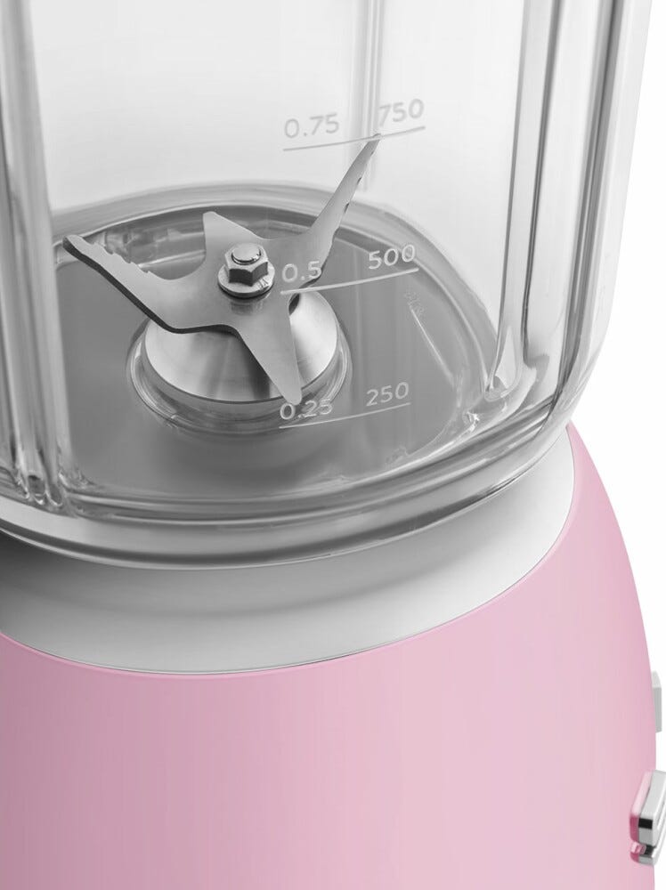 Smeg Selection BLF03PKEU 50'S Style Frullatore da tavolo - rosa lucido