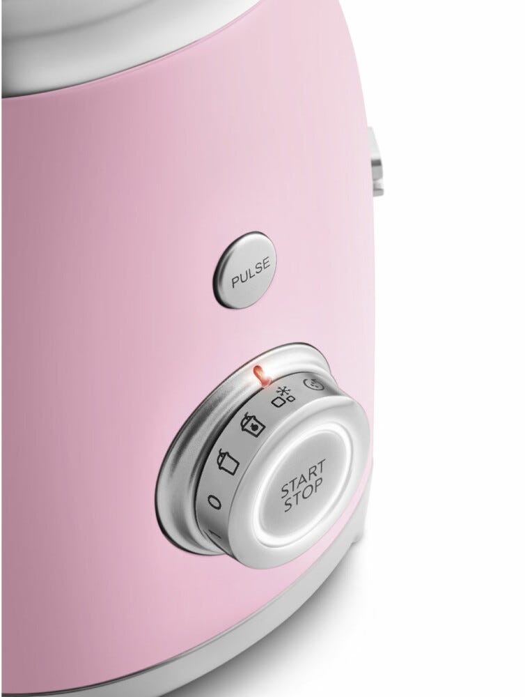 Smeg Selection BLF03PKEU 50'S Style Frullatore da tavolo - rosa lucido