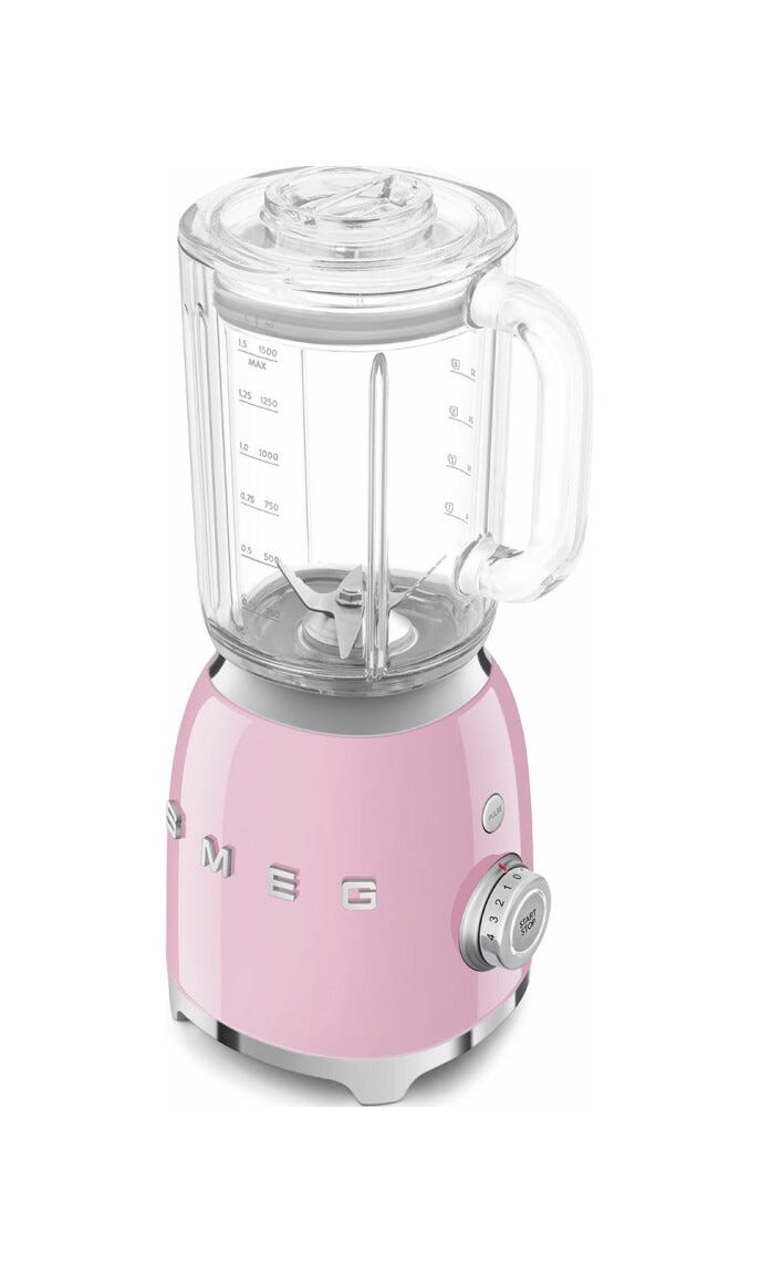 Smeg Selection BLF03PKEU 50'S Style Frullatore da tavolo - rosa lucido