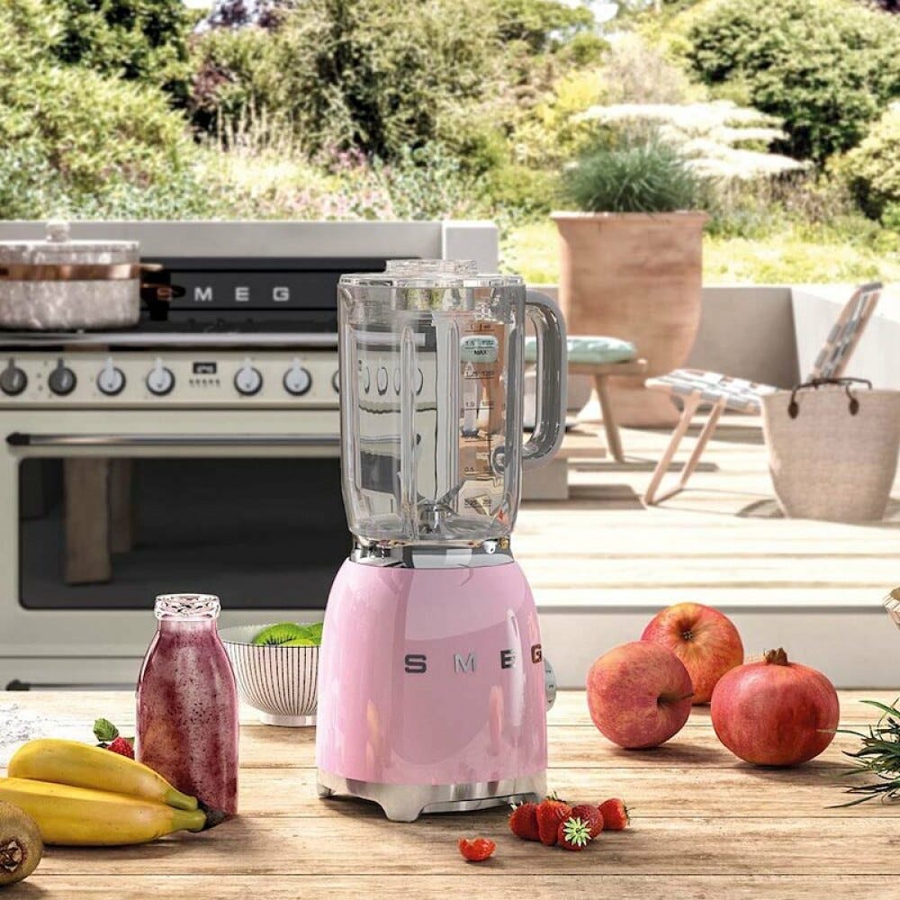 Smeg Selection BLF03PKEU 50'S Style Frullatore da tavolo - rosa lucido