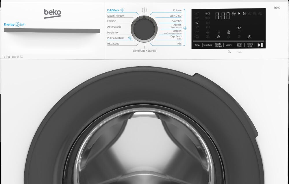 Beko BMWSU4721A b300 Lavatrice cm. 60 - capacità 7 kg - bianco