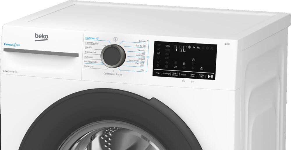 Beko BMWSU4721A b300 Lavatrice cm. 60 - capacità 7 kg - bianco