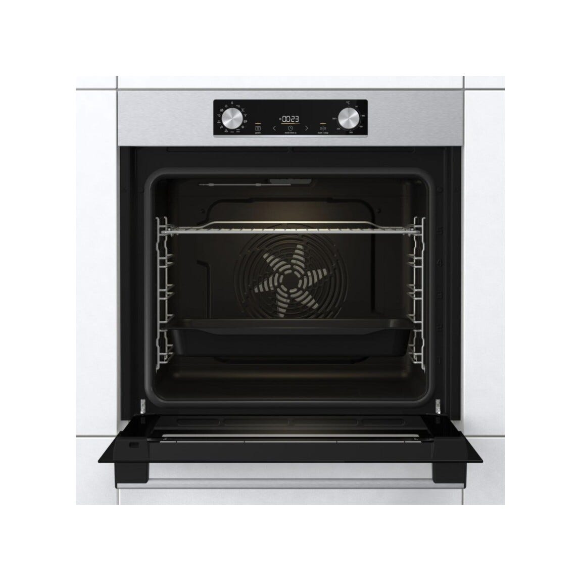 Gorenje BO6737E02X Forno elettrico cm. 60 - inox/nero