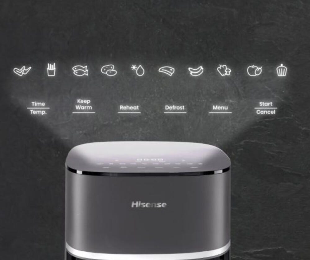 Hisense HAF1900D Friggitrice ad aria - grigio