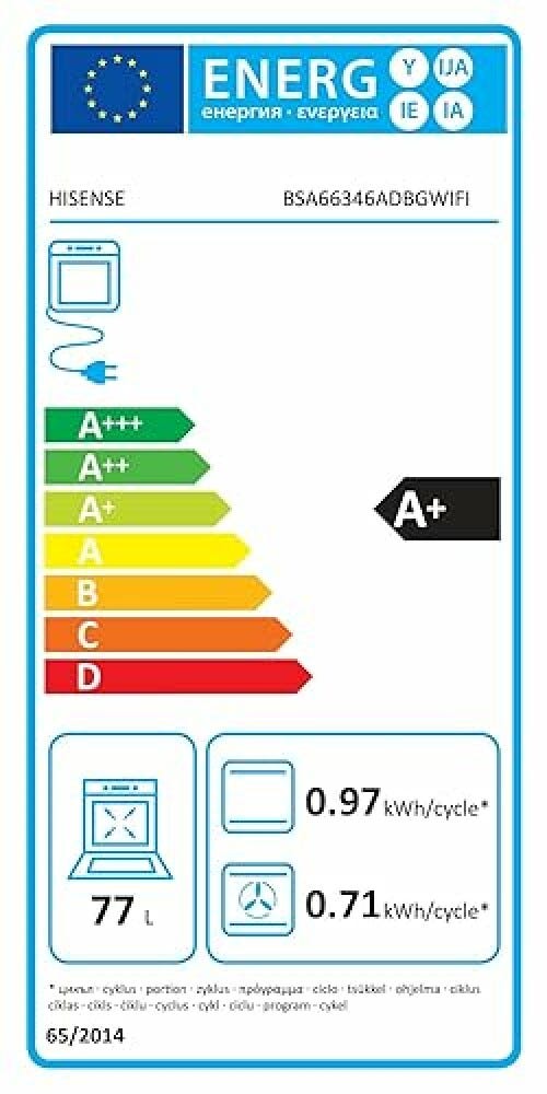 Hisense BSA66346ADBGWIFI Forno elettrico cm. 60 - nero