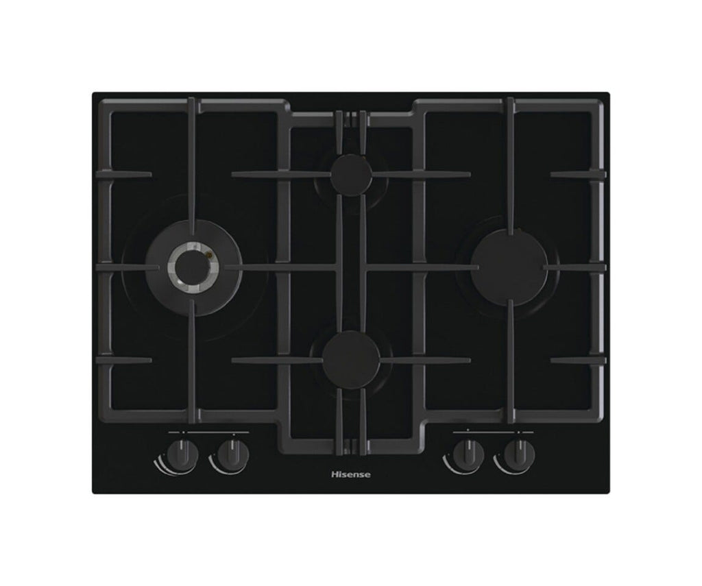 Hisense GED663B Piano cottura a gas cm. 67 - vetro nero