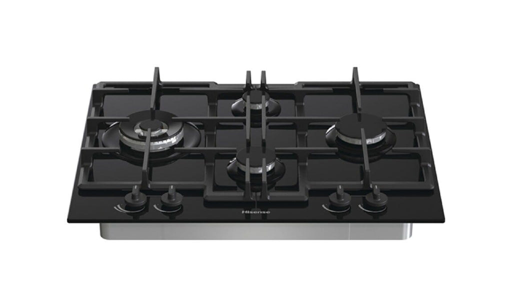 Hisense GED663B Piano cottura a gas cm. 67 - vetro nero