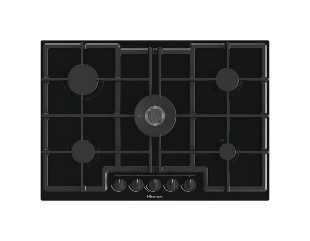 Hisense GED773B Piano cottura a gas cm. 74 - vetro nero