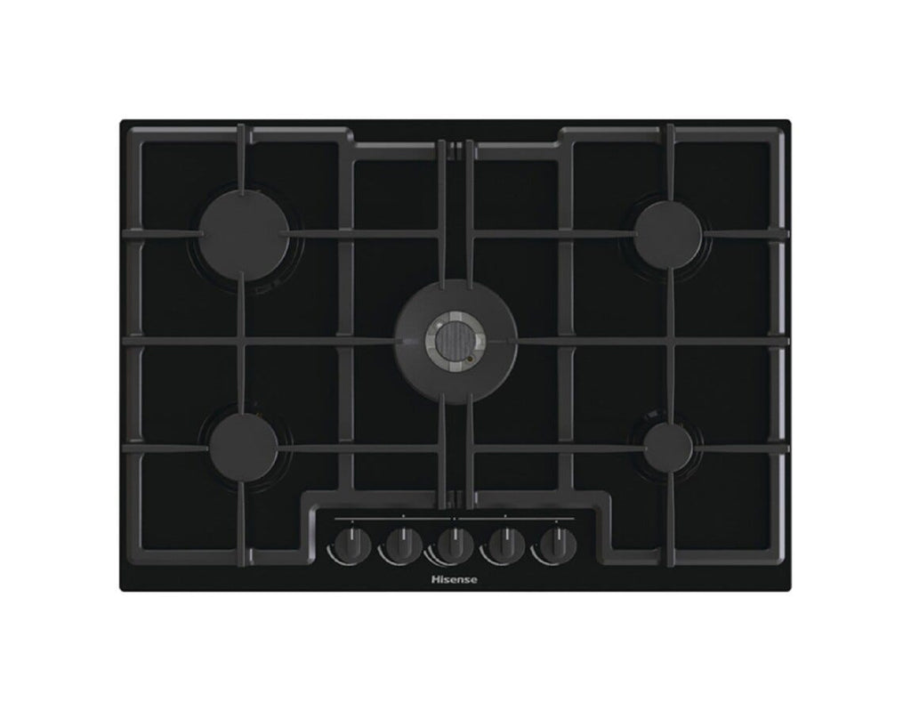 Hisense GED773B Piano cottura a gas cm. 74 - vetro nero