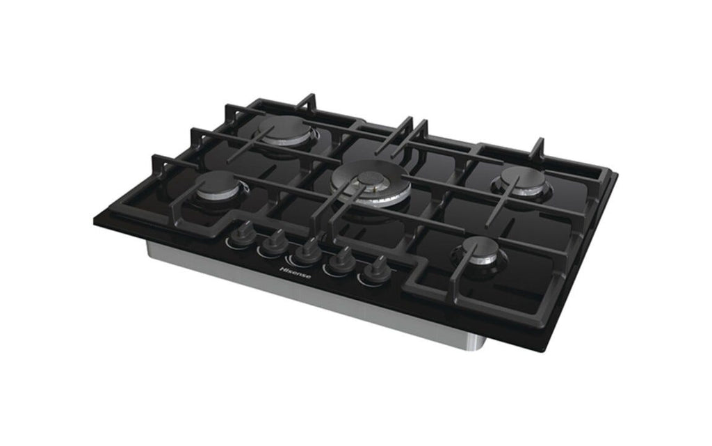 Hisense GED773B Piano cottura a gas cm. 74 - vetro nero